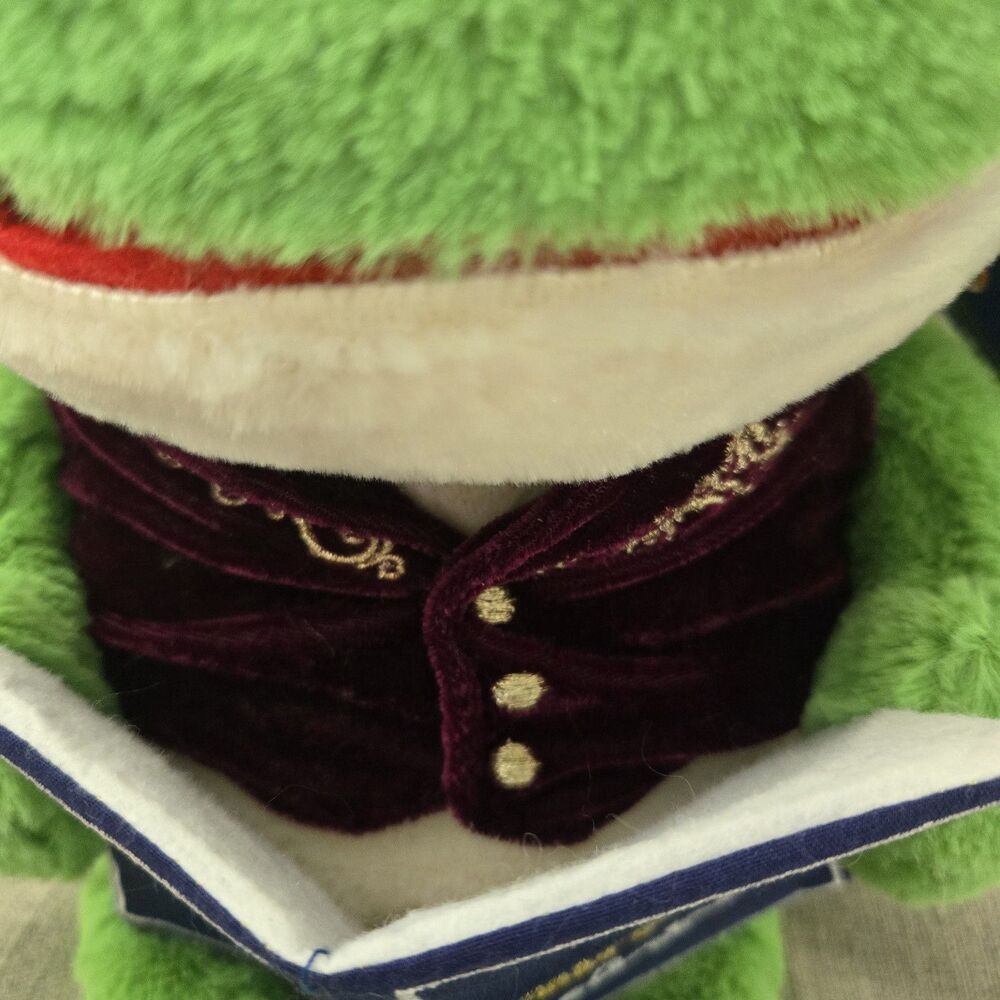 NWT Cuddle Barn Hadley Storytelling Frog Prince Plush Toy Reads 5 Fairy Tales - Picture 7 of 14